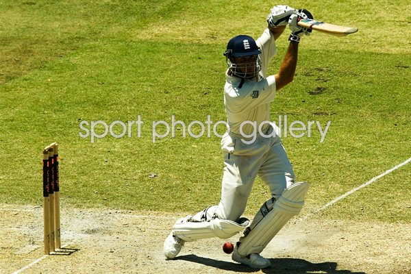 Michael Vaughan drives