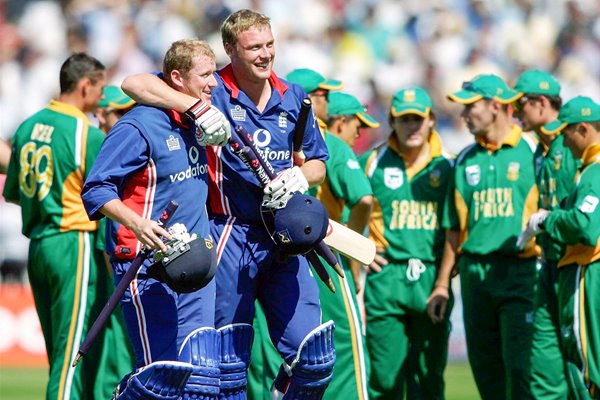 Andrew Flintoff and Anthony McGrath