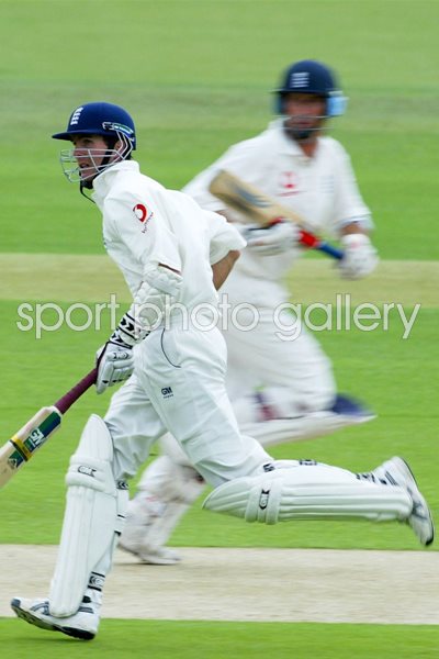 Captains Vaughan and Hussain