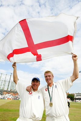 Alec Stewart and Andrew Flintoff 