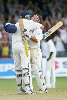 Graham Thorpe celebrates