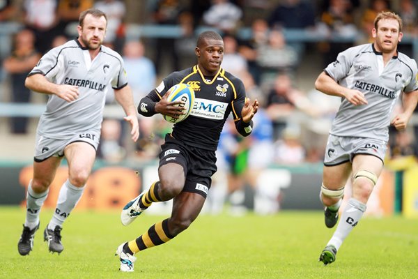 Christian Wade of London Wasps v Leicester Tigers - AVIVA Premiership