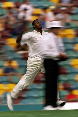 Courtney Walsh in action 