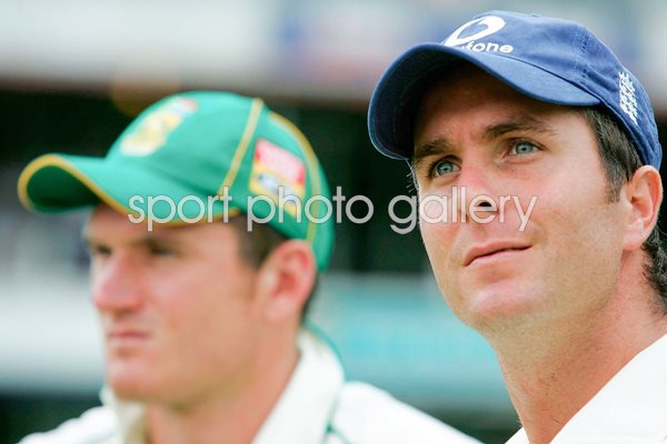 Michael Vaughan and Greame Smith