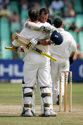 Andrew Strauss and Marcus Trescothick 