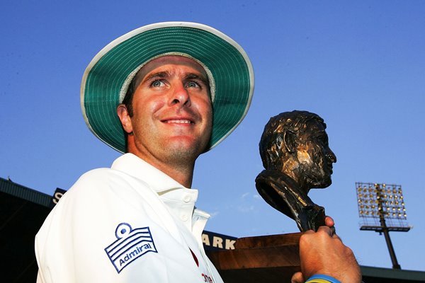 Michael Vaughan Basil D'Oliviera trophy