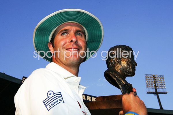 Michael Vaughan Basil D'Oliviera trophy