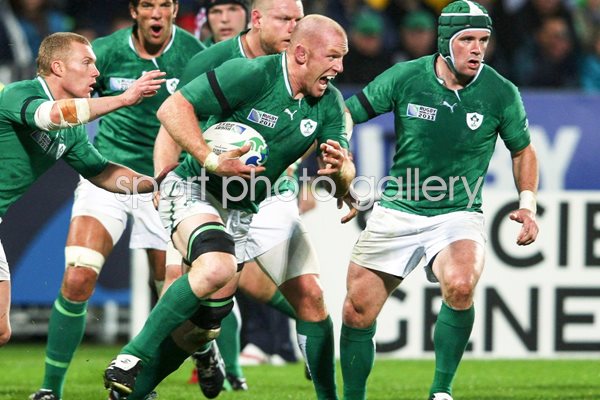Paul O'Connell Ireland v USA RWC 2011