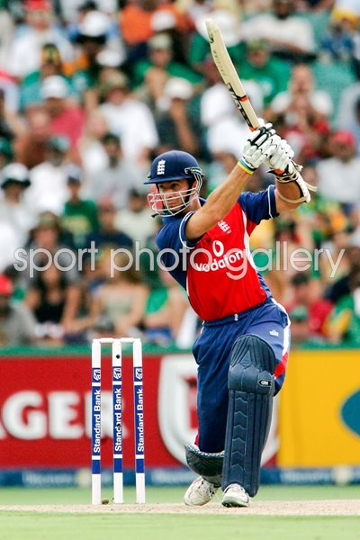 Michael Vaughan drives