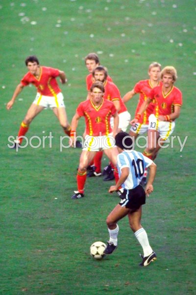 Maradona v Belgium - Spain 1982