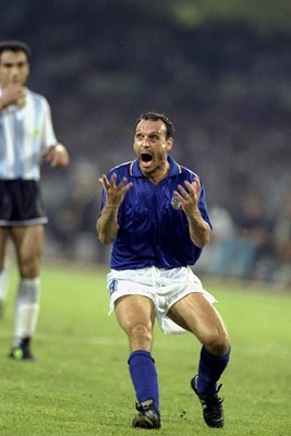 Salvatore Schillaci of Italy celebrates