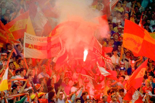 Liverpool fans Wembley 1986