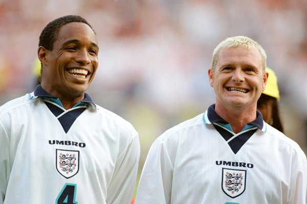 Paul Ince and Paul Gascoigne 