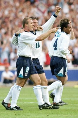 Teddy Sheringham and Alan Shearer 