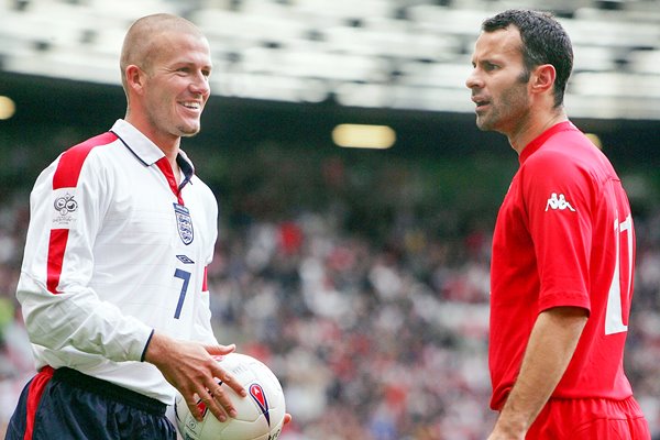 David Beckham and Ryan Giggs 