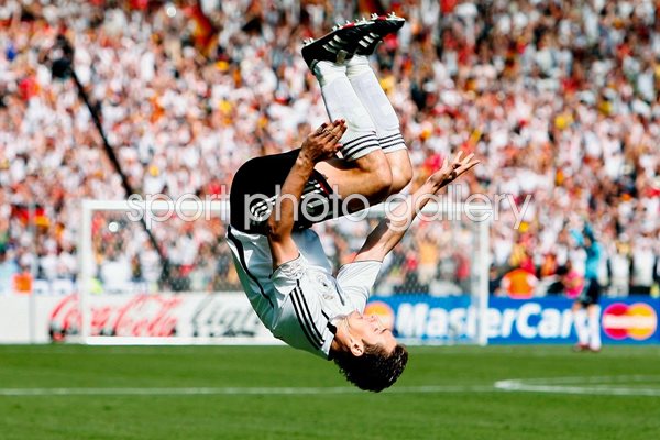 Miroslav Klose of Germany celebrates 