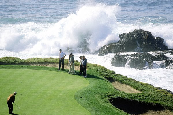 Jack Nicklaus Pebble Beach 7th green 2000
