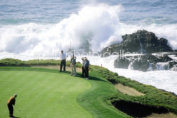 Jack Nicklaus Pebble Beach 7th green 2000