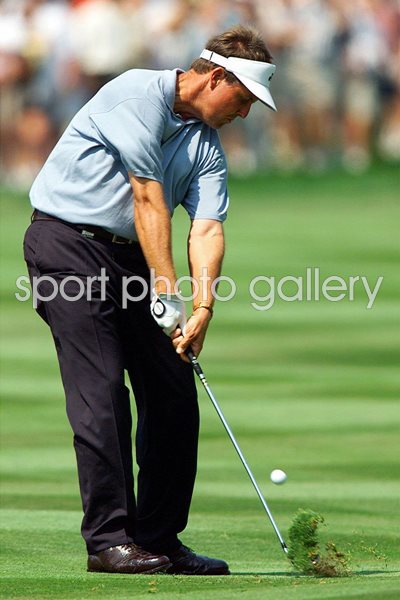 Phil Mickelson at impact