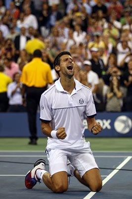 Novak Djokovic Victory Moment US Open