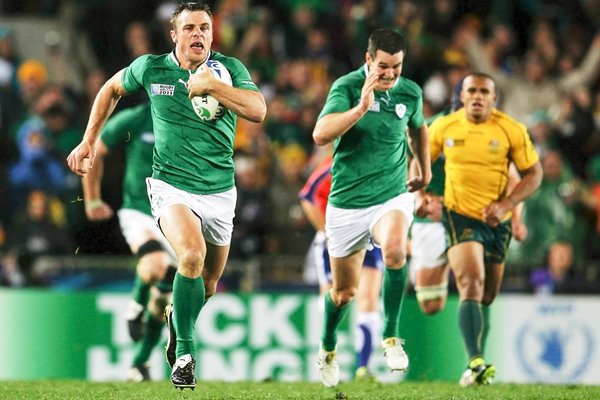 Tommy Bowe Ireland v Australia 2011