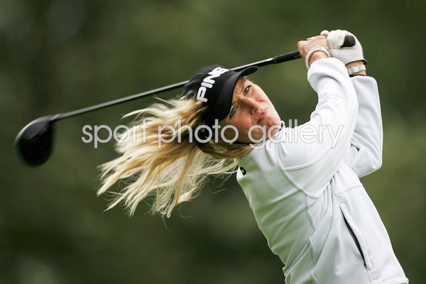 Carin Koch tees off 