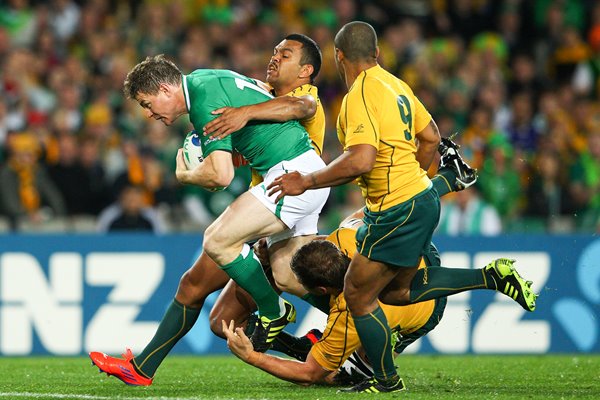 Brian O'Driscoll v Australia RWC 2011