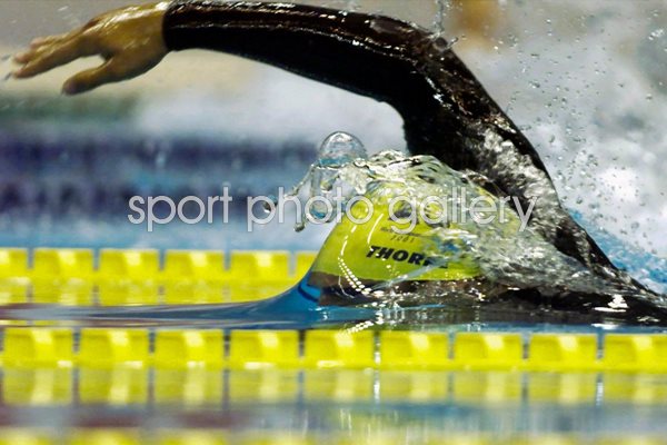 Ian Thorpe of Australia in action 