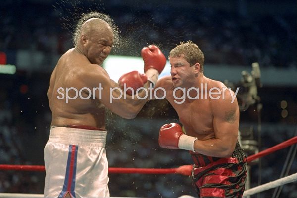 George Foreman v Tommy Morrison