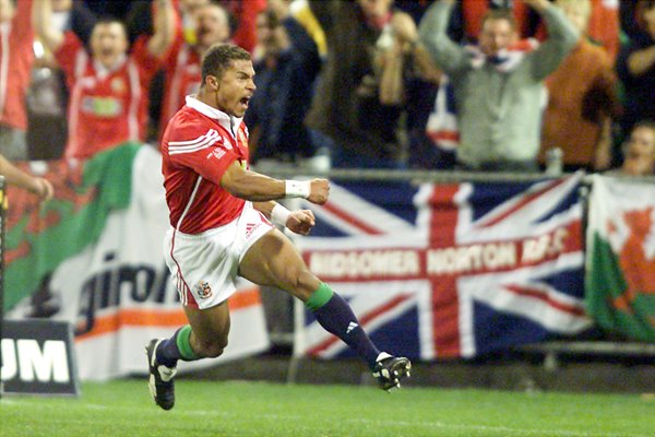 Jason Robinson British Lions scores v Australia Brisbane 2001