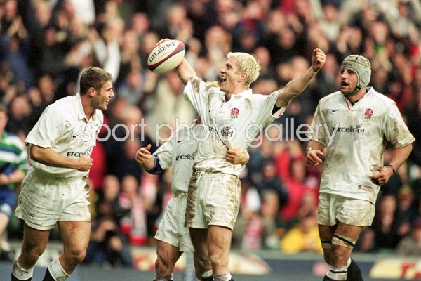 Will Greenwood celebrates