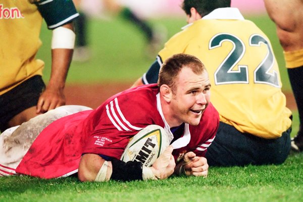 Scott Quinnell British Lions scores v Australia Brisbane 2001