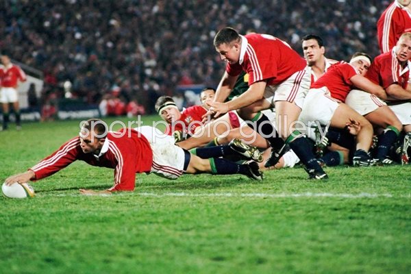 Matt Dawson British Lions scores v South Africa Ellis Park 1997