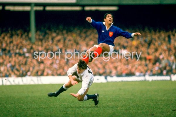 Serge Blanco and Rob Andrew 