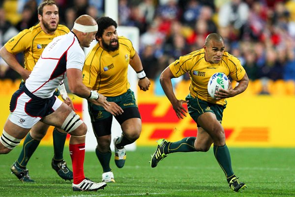 Will Genia Australian Scrum Half v USA World Cup 2011