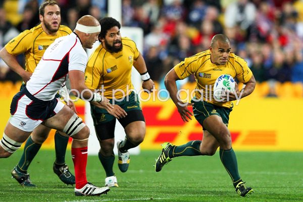 Will Genia Australian Scrum Half v USA World Cup 2011