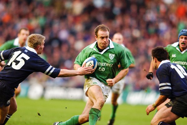 Denis Hickie of Ireland