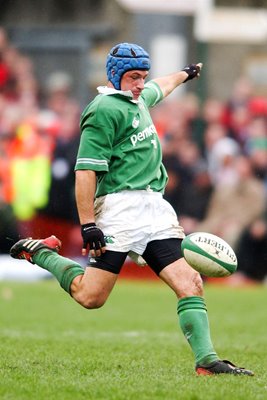 David Humpreys of Ireland in action