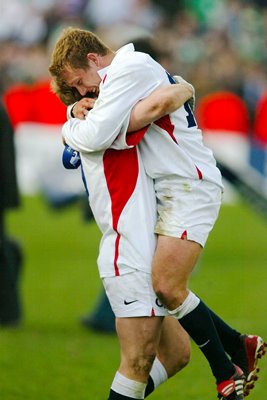 Wilkinson and Dawson celebrate