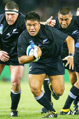 Keven Mealamu of New Zealand