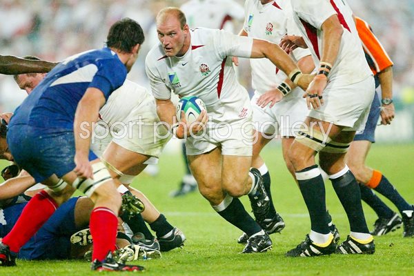 Lawrence Dallaglio RWC Semi Final charge