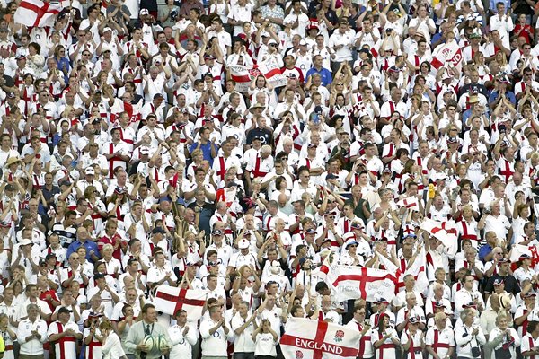 England fans celebrate