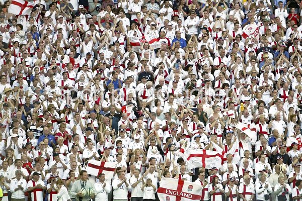 England fans celebrate