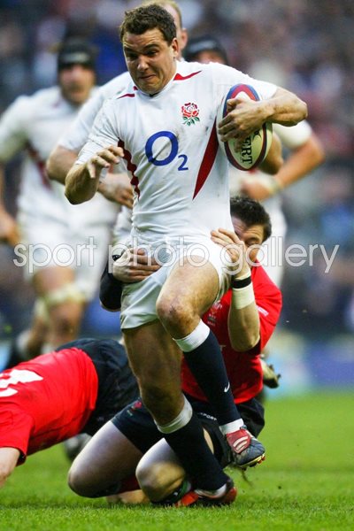 Olly Barkley  v Wales