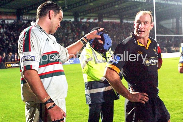 Martin Johnson and Lawrence Dallaglio
