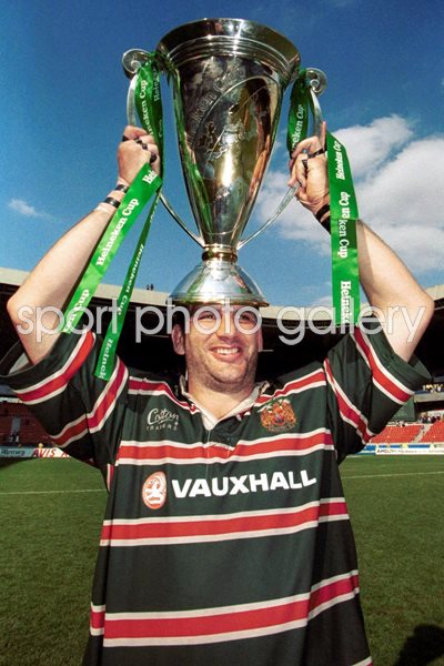 Martin Johnson with the Heineken Cup 