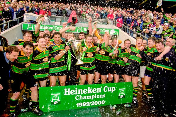 Northampton celebrate Heineken Cup 2000