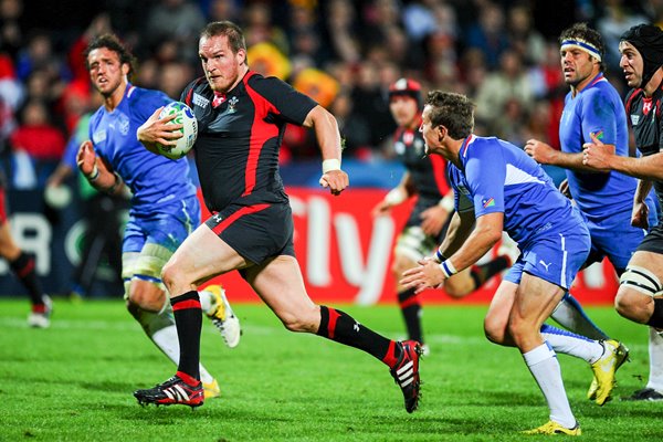 Gethin Jenkins Wales v Namibia World Cup 2011