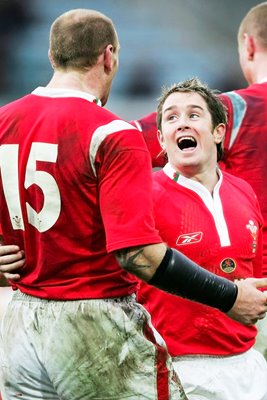 Shane Williams and Gareth Thomas