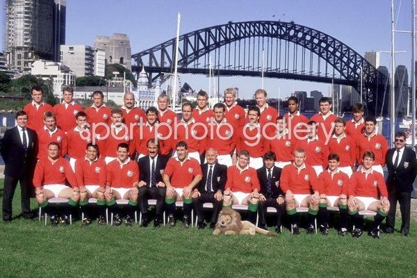 British Lions Victorious Australian Touring Squad 1989